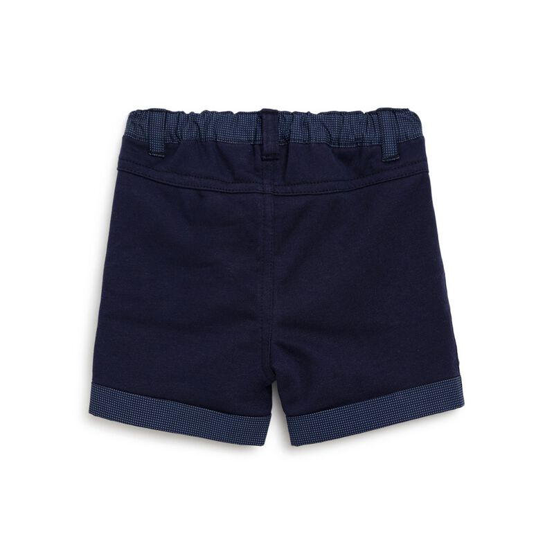 Boys Medium Blue Short Woven Trousers image number null